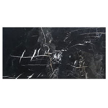 Carregar imagem no visualizador da galeria, Alexandrette Black Marble Polished Floor and Wall Tile - Large Format - Livfloors Collection
