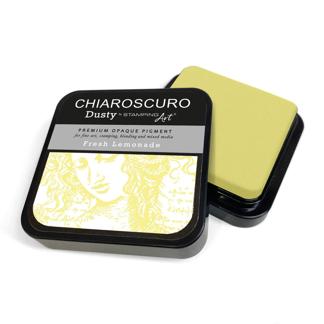 All Paint Products Clear Stamp Fresh Lemonade Chiaroscuro Dusty Ink Pad