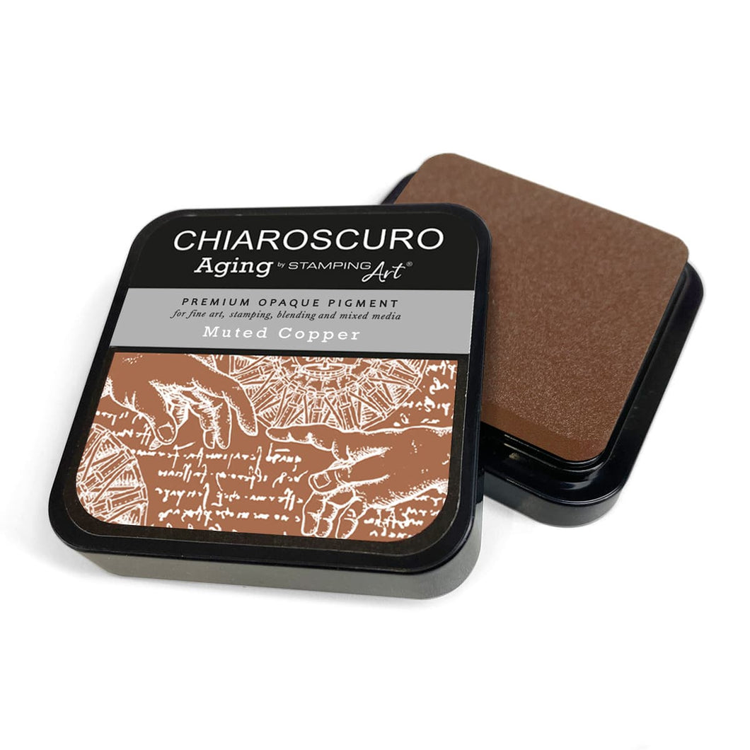 All Paint Products Clear Stamp Muted Copper Chiaroscuro Aging Ink Pad