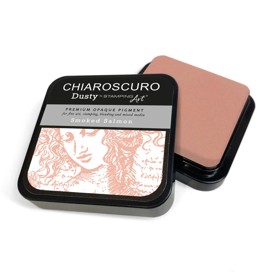 All Paint Products Clear Stamp Smoked Salmon Chiaroscuro Dusty Ink Pad