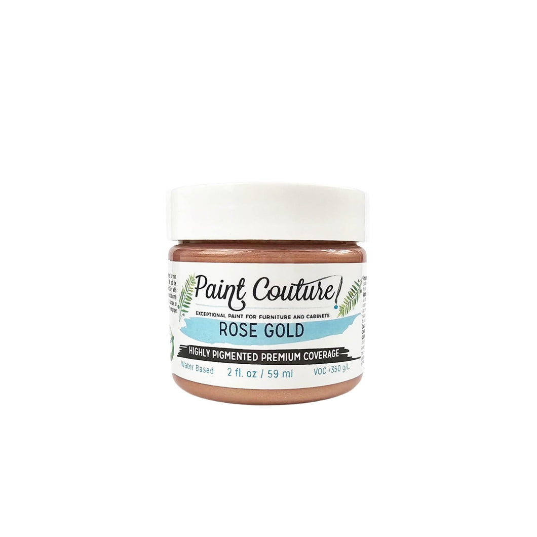 All Paint Products Paint Couture Metallic Paint 2 oz Rose Gold Paint Couture Lux Metallic Paint