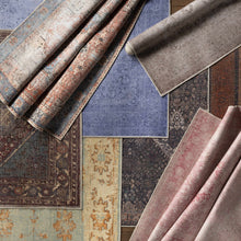 Cargar imagen en el visor de la galería, Bethany Vintage Flat Pile Washable Rug
