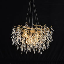 Load image into Gallery viewer, Anab Round Crystal Chandelier
