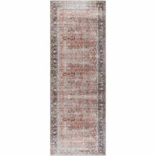 Load image into Gallery viewer, Rust Anahawan Distressed Washable Area Rug - Clearance
