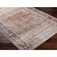 Load image into Gallery viewer, Rust Anahawan Distressed Washable Area Rug - Clearance
