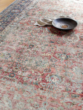 Load image into Gallery viewer, Rust Anahawan Distressed Washable Area Rug - Clearance
