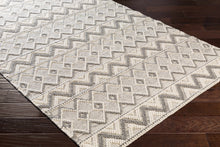 Load image into Gallery viewer, Whittington Gray&amp;Cream Wool Rug - Clearance
