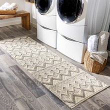 Load image into Gallery viewer, Whittington Gray&amp;Cream Wool Rug - Clearance
