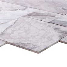 Carregar imagem no visualizador da galeria, Atlantic Grey Marble Tiles Antique Pattern Sand-Blasted Brushed - Livfloors Collection
