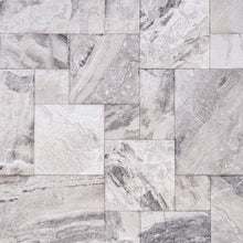 Carregar imagem no visualizador da galeria, Atlantic Grey Marble Tiles Antique Pattern Sand-Blasted Brushed - Livfloors Collection
