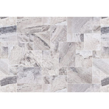 Carregar imagem no visualizador da galeria, Atlantic Grey Marble Tiles Antique Pattern Sand-Blasted Brushed - Livfloors Collection
