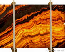Carregar imagem no visualizador da galeria, Arizona Wave Bookmatching Onyx Slabs Polished - Full Truckload
