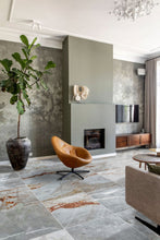 Carregar imagem no visualizador da galeria, Astana Gray Exotic Marble Polished Floor and Wall Tile - Large Format - Livfloors Collection
