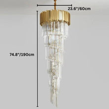 Load image into Gallery viewer, Astralis 2-Story Round Chandelier
