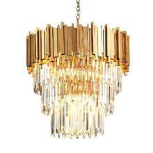 Load image into Gallery viewer, Astralis Lux Tiered Round Chandelier
