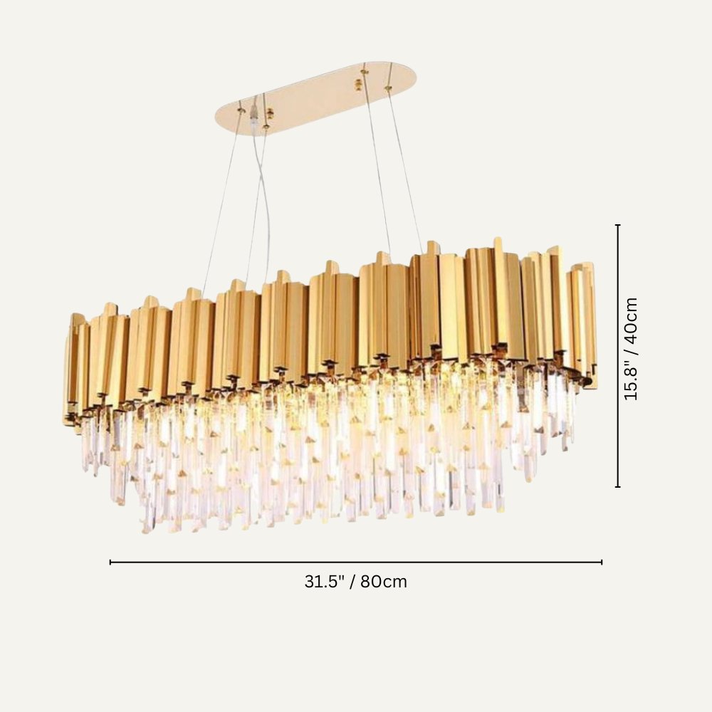 Astralis Oval Chandelier