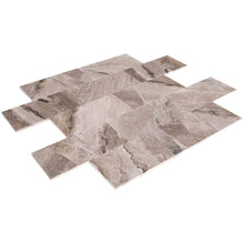 Carregar imagem no visualizador da galeria, Atlantic Grey Cloudy Floor and Wall Marble Tile Polished - Livfloors Collection
