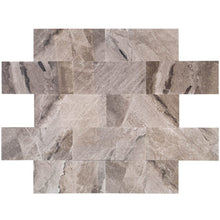 Carregar imagem no visualizador da galeria, Atlantic Grey Cloudy Floor and Wall Marble Tile Polished - Livfloors Collection
