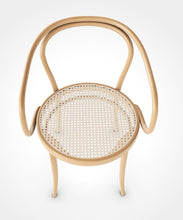 Carregar imagem no visualizador da galeria, August Thonet No. 30 Bentwood Chair by Ton - Natural Beech / Cane Seat
