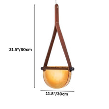 Load image into Gallery viewer, Avgi Leather Pendant Light
