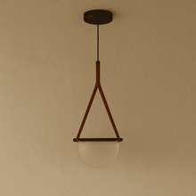 Load image into Gallery viewer, Avgi Leather Pendant Light
