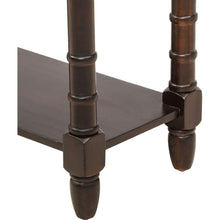 Cargar imagen en el visor de la galería, Console Table Sofa Table Easy Assembly with Two Storage Drawers and Bottom Shelf for Living Room, Entryway (Espresso)
