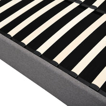 Carregar imagem no visualizador da galeria, Full size Upholstered Platform bed with a Hydraulic Storage System - Gray
