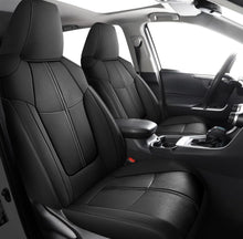 Load image into Gallery viewer, TZAUT-AXLE Leather Car Seat Covers for Toyota RAV4 Hybrid 2019 2020 2021 2022 2023 2024 LE Limited XLE, Non-Slip Full Set Automotive Vehicle Cushion
