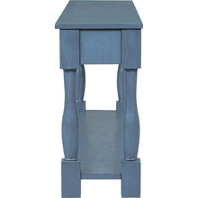 Carregar imagem no visualizador da galeria, Console Table 63&quot; Long Console Table with Drawers and Shelf for Entryway, Hallway, Living Room (Navy
