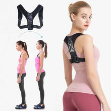 Load image into Gallery viewer, FUYERLI Posture Corrector for Men and Women with Adjustable Clavicle Brace
