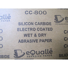 Carregar imagem no visualizador da galeria, 800 Grit Sandpaper Sheets – 50 Pack, 9x11 in, Wet or Dry Use

