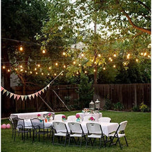 Carregar imagem no visualizador da galeria, Backyard String Lights with Solar LED feature for Cozy Outdoor
