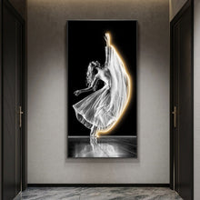 Load image into Gallery viewer, Ballet Lines Illuminated Art
