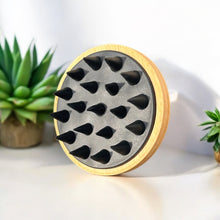 Load image into Gallery viewer, Bamboo and Silicone Scalp &amp; Body Massager
