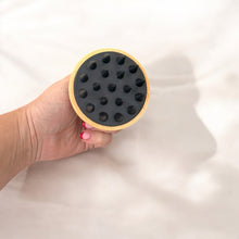 Load image into Gallery viewer, Bamboo and Silicone Scalp &amp; Body Massager
