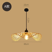 Load image into Gallery viewer, Bamboo Chandelier Rattan Lamp
