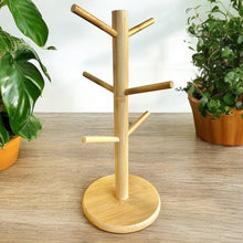 Load image into Gallery viewer, Bamboo Coffee Cup Tree Holder
