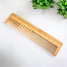 Load image into Gallery viewer, Bamboo Dual Pocket Comb
