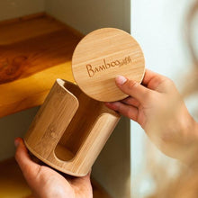 Load image into Gallery viewer, Bamboo Facial Rounds Holder

