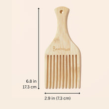 Load image into Gallery viewer, Bamboo Hair Pick
