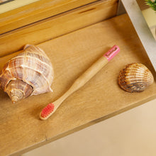 Load image into Gallery viewer, Bamboo Kids Toothbrush | Round Handle
