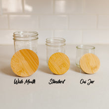 Load image into Gallery viewer, Bamboo Mason Jar Lids
