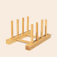 Load image into Gallery viewer, Bamboo Pegged Drying Rack
