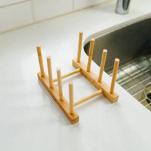 Load image into Gallery viewer, Bamboo Pegged Drying Rack

