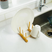 Load image into Gallery viewer, Bamboo Pegged Drying Rack
