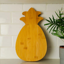 Load image into Gallery viewer, Bamboo Pineapple Cutting Board
