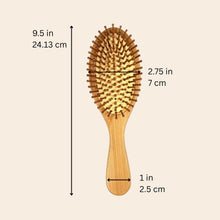 Load image into Gallery viewer, Bamboo Rounded Hair Brush | Classic Handle

