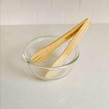 Load image into Gallery viewer, Bamboo Salad Tongs
