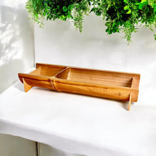 Load image into Gallery viewer, Bamboo Snack Tray
