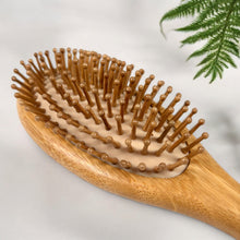 Load image into Gallery viewer, Bamboo Rounded Hair Brush | Comfort Handle
